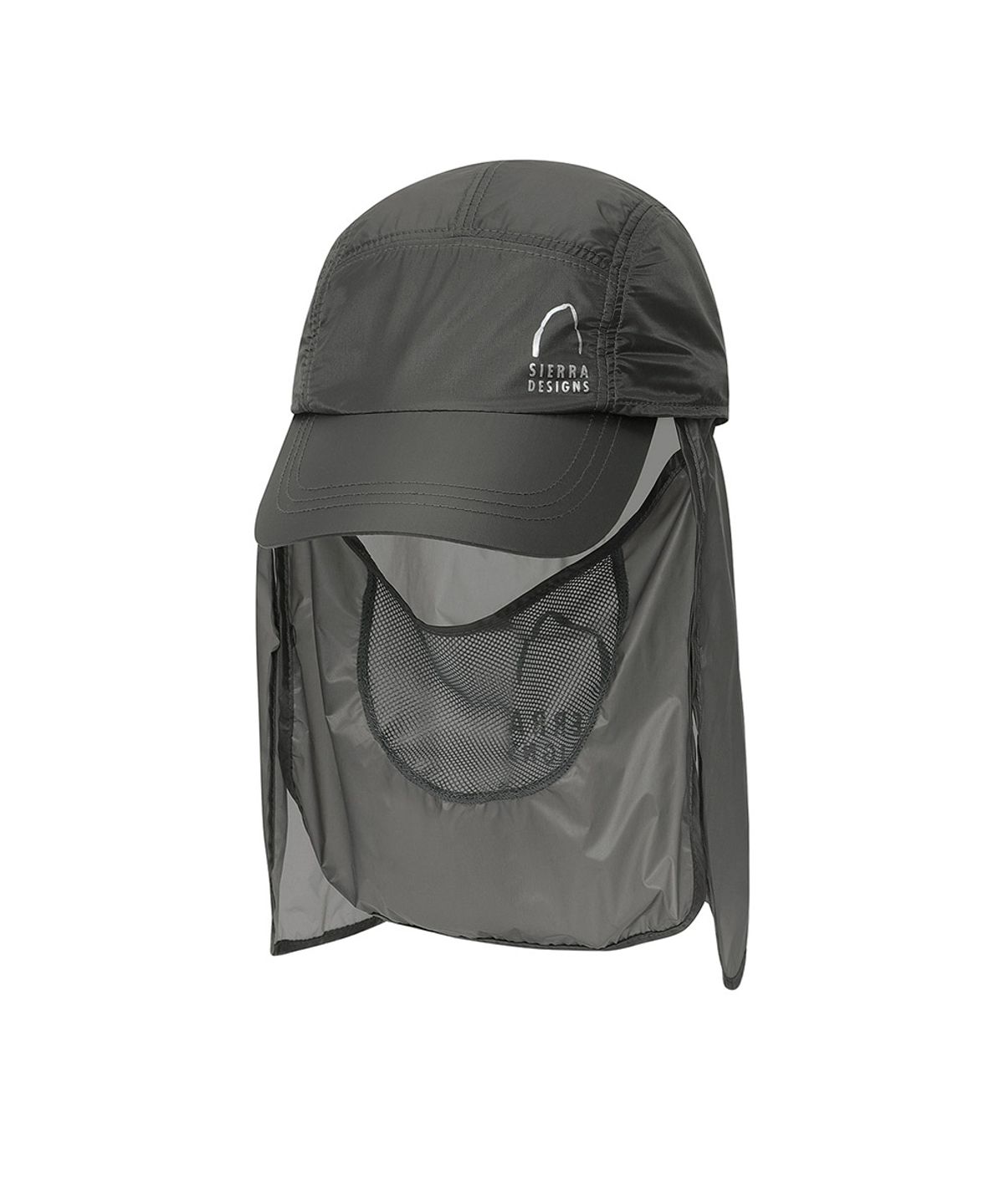 시에라디자인(SIERRA DESIGNS) 라센(LASSEN) 초경량 선쉐이드 캡 CHARCOAL