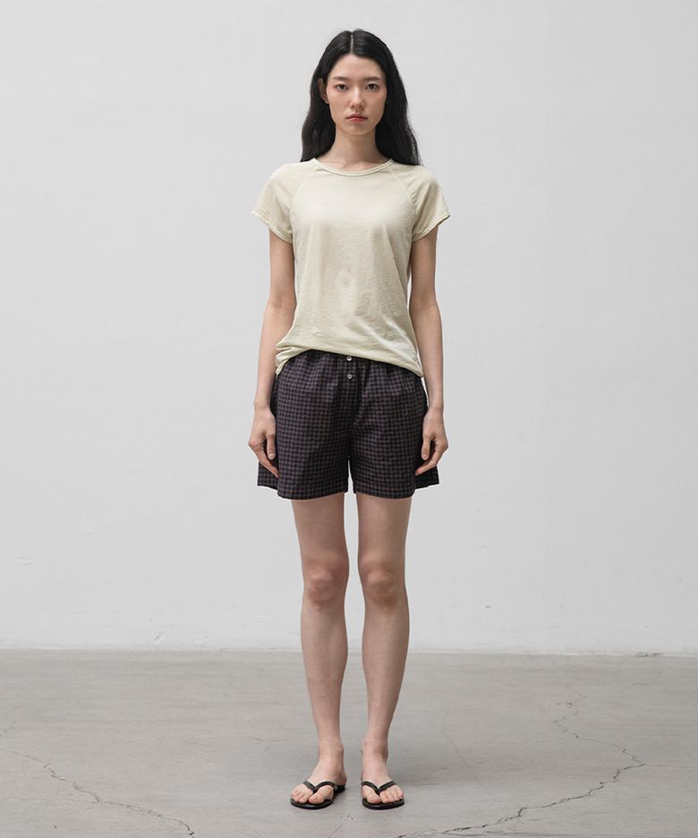w. Lounge Shorts (Charcoal Brown)