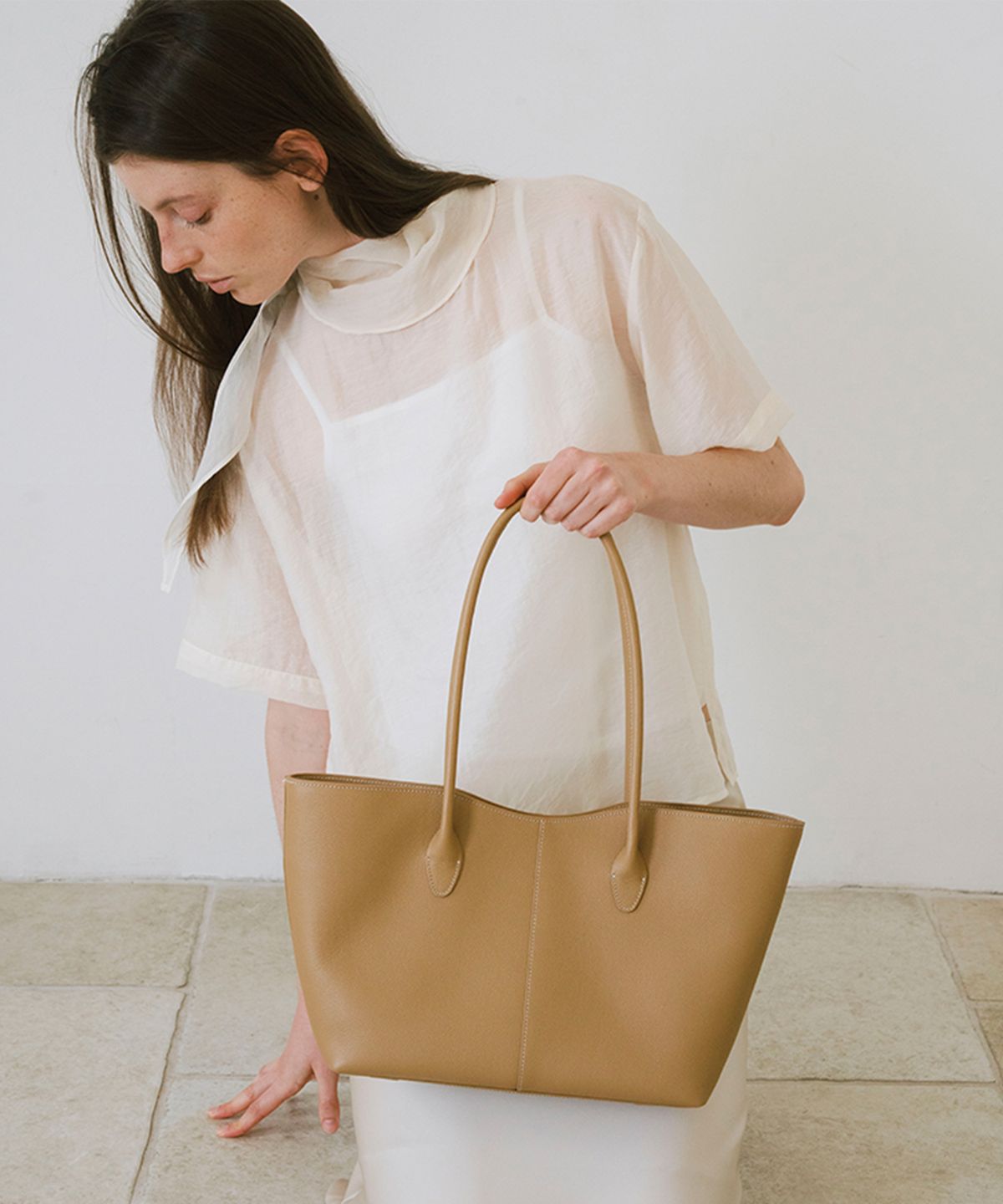 누포티(NUPORTY) Maia bag (Sesame Biscuit)