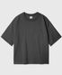 보이 크롭 반팔티셔츠 다크그레이 KJST2619