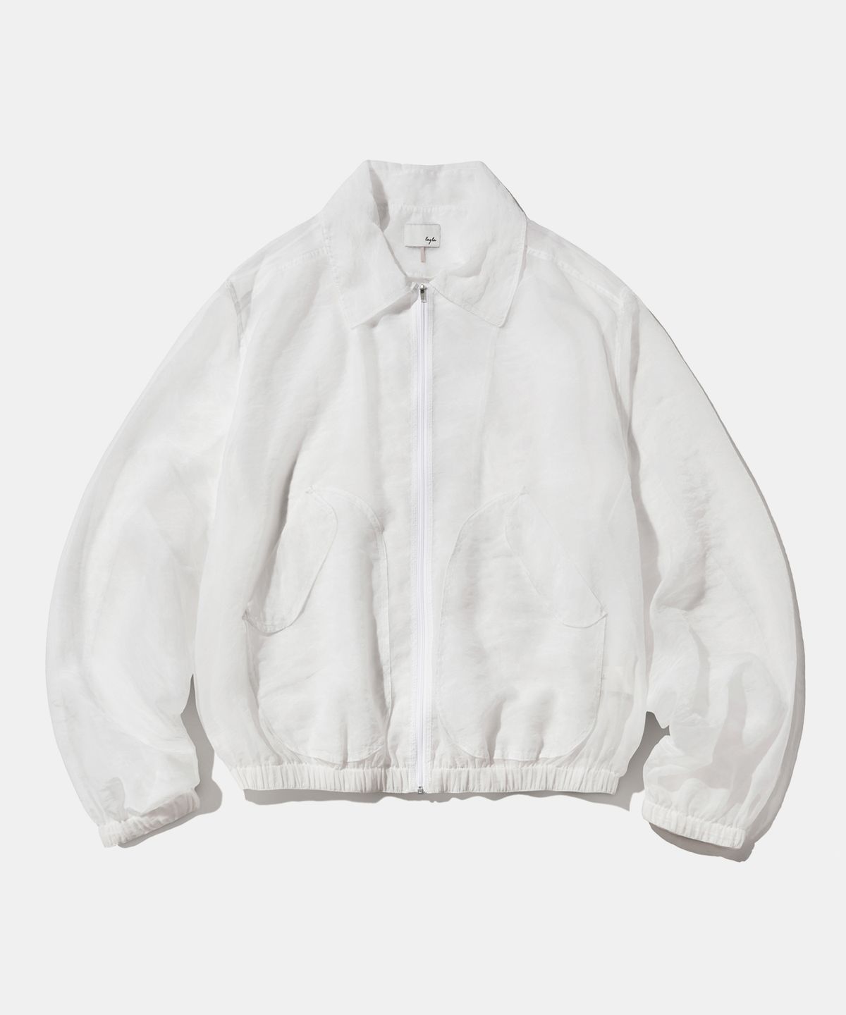 다이아몬드 레이라(DIAMOND LAYLA) Shadow Organza Bomber Jacket J35 Cloud Veil