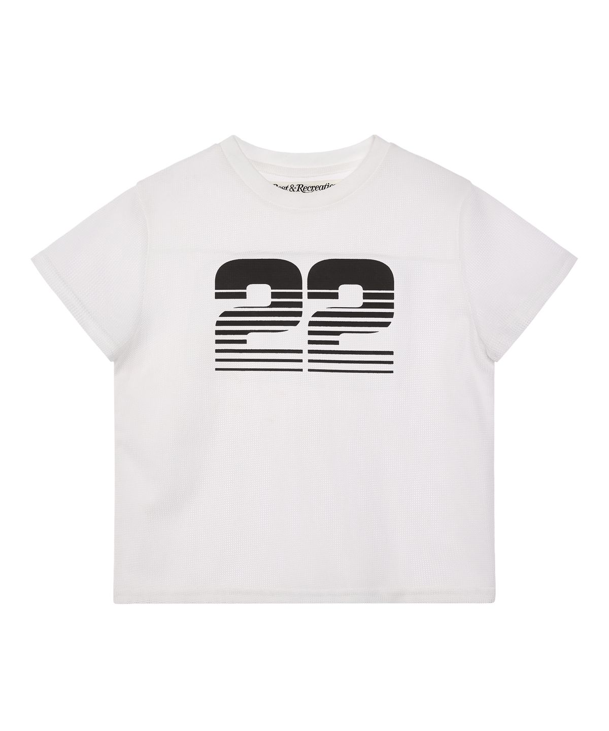 레스트앤레크레이션(REST&RECREATION) 22 MESH TOP - WHITE