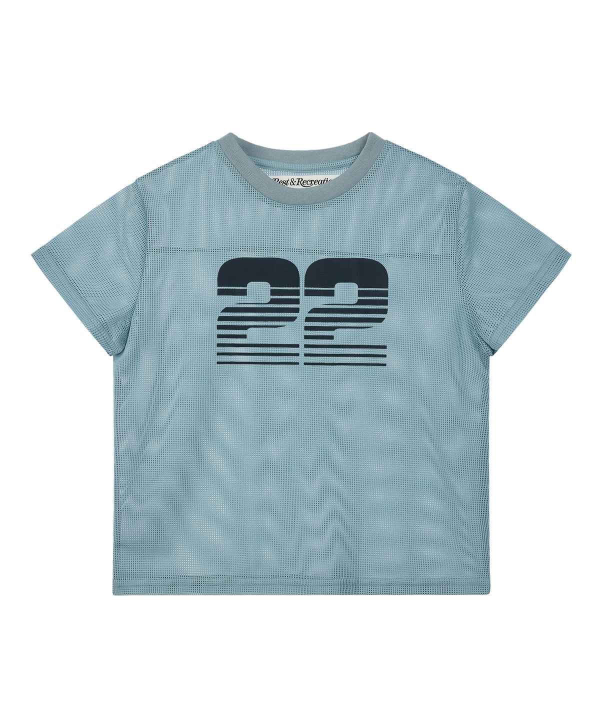 레스트앤레크레이션(REST&RECREATION) 22 MESH TOP - SKY BLUE
