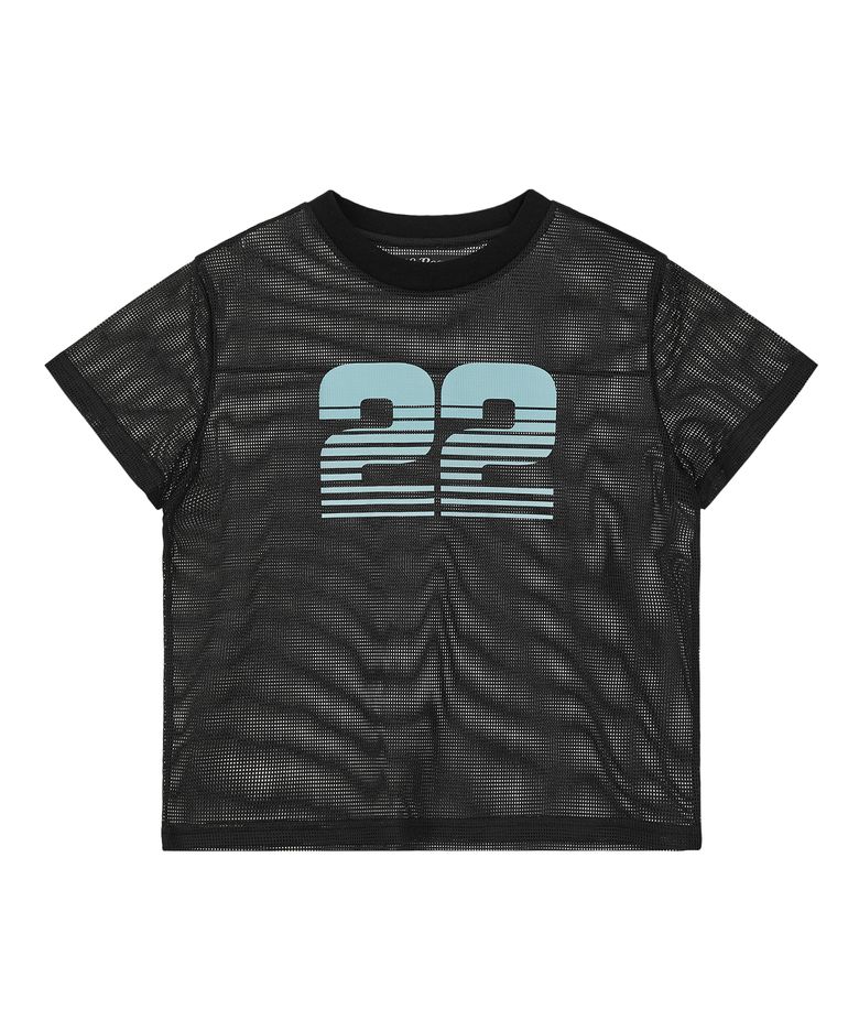 22 MESH TOP - BLACK