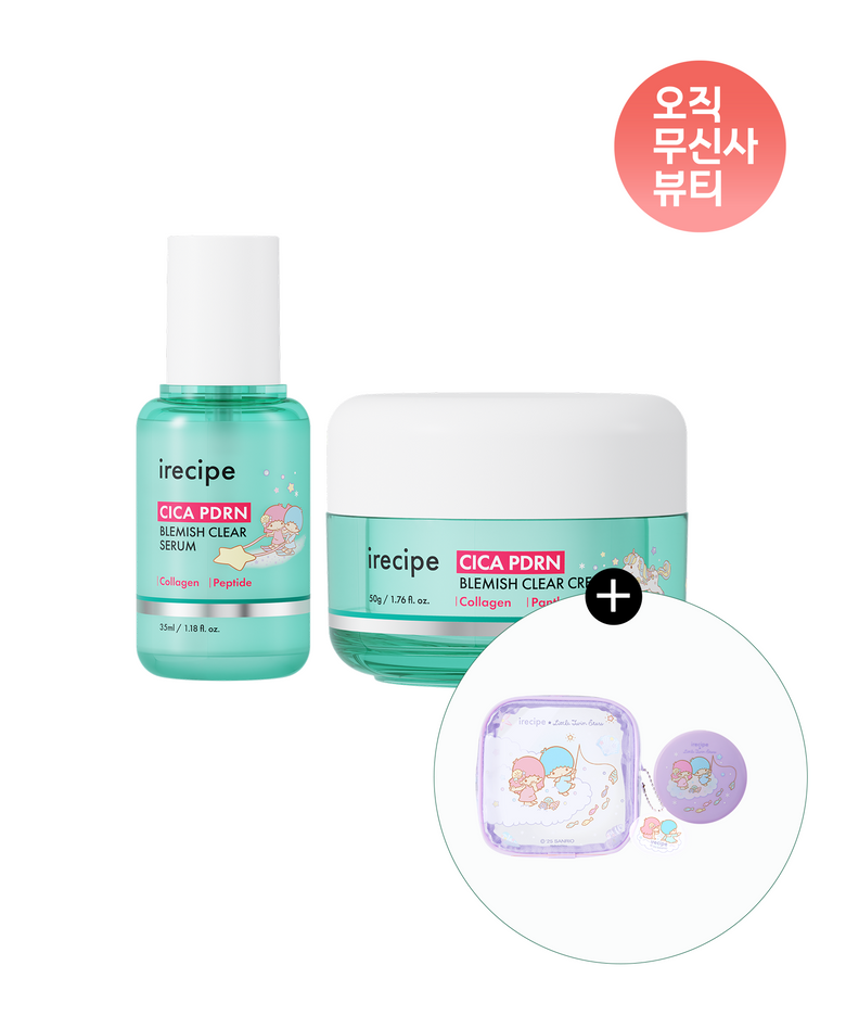 [콜라보] 시카 PDRN 흔적 클리어 미백 세럼35ml +주름개선 크림50g