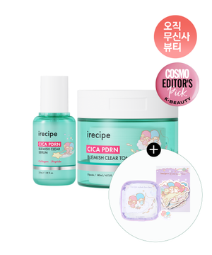 [콜라보] 시카 PDRN 흔적 클리어 미백 세럼 35ml+ 진정패드70매