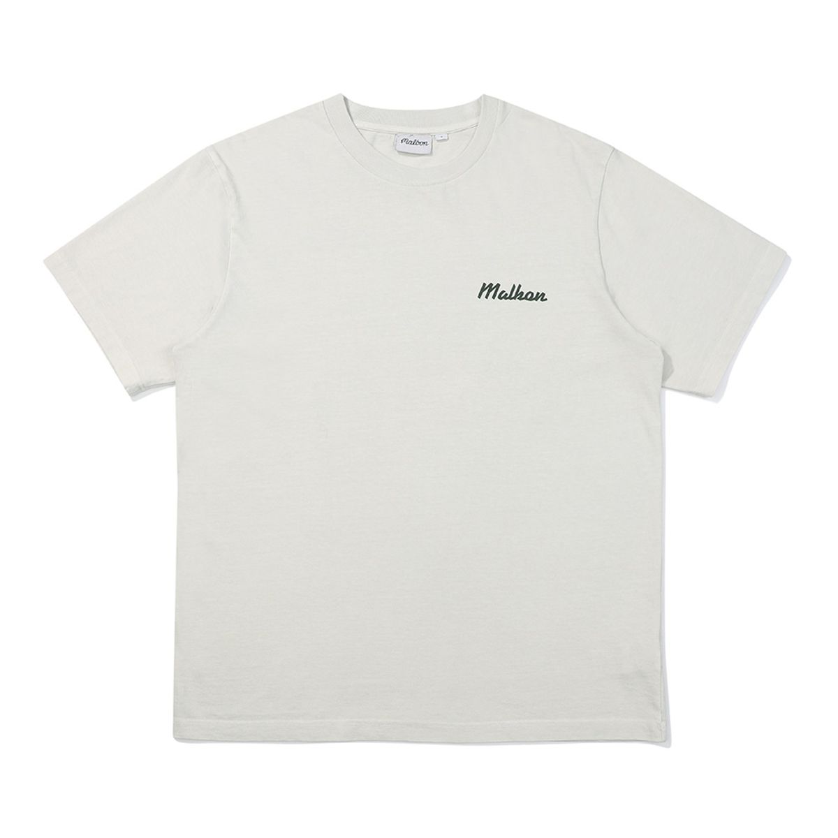 말본 골프(MALBON GOLF) 젤라또 피그먼트 유니 라운드 티셔츠 CREAM