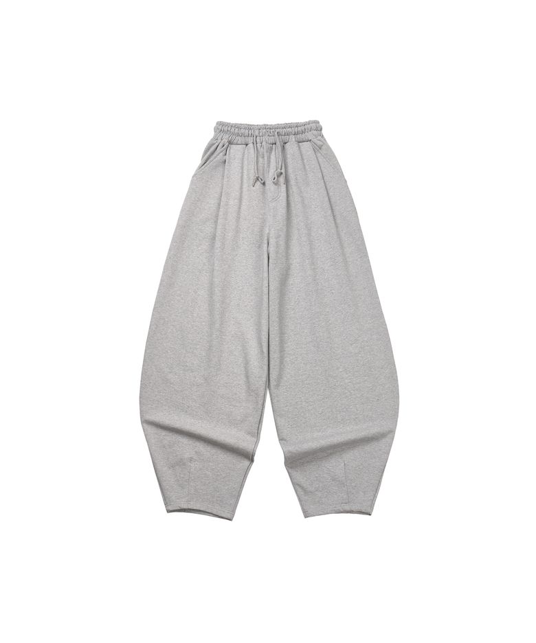 One Tuck Easy Sweat pants _ Gray