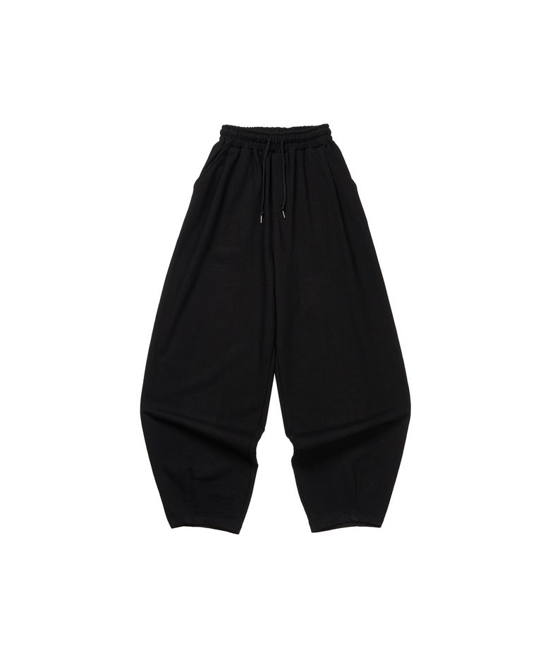 One Tuck Easy Sweat pants _ Black