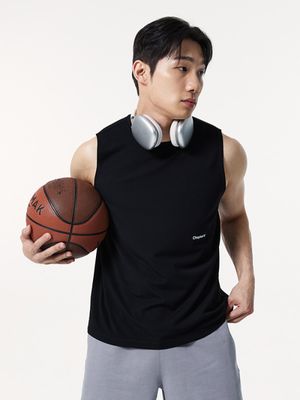 레이온 팬텀 퀵 드라이 나시 (Black)