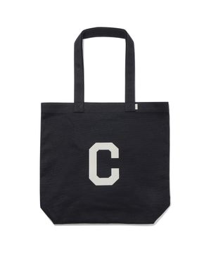 C 로고 캔버스백 Black