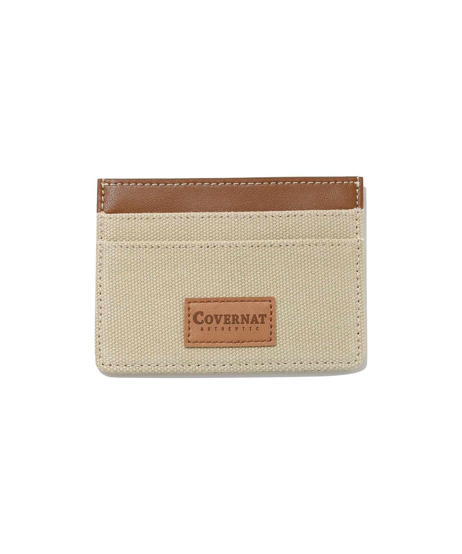 【COVERNAT】 Canvas Card Holder‐BEIGE MUSINSA | COVERNAT Canvas Card Holder Beige