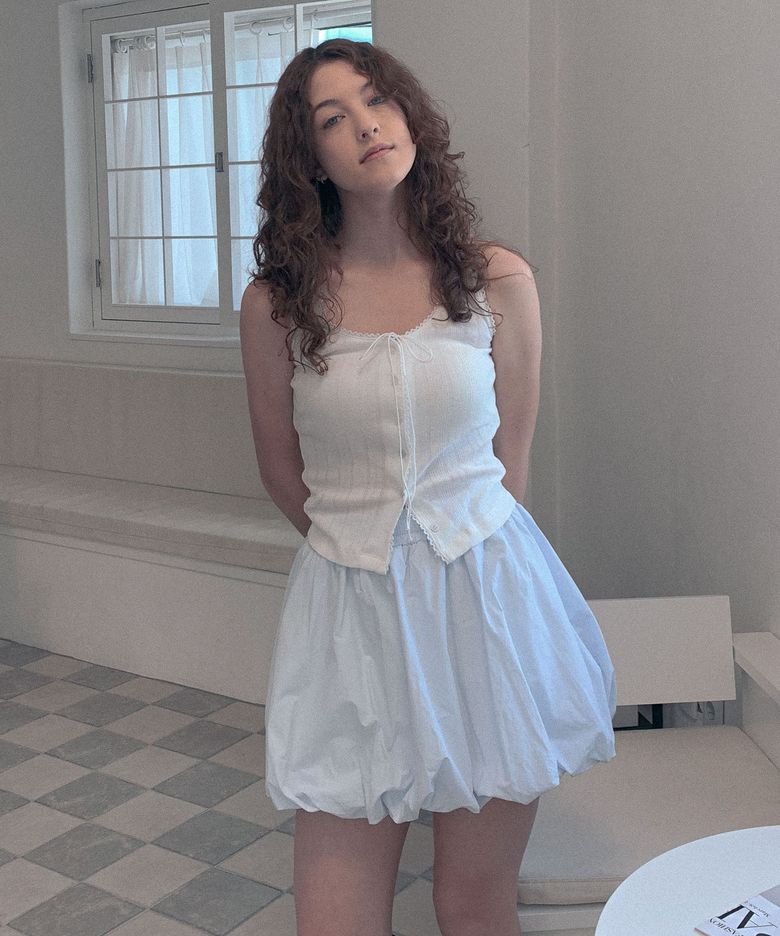 Clinomania ballon skirt (sky blue)