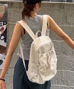 클로버하트 버블 셔링 백팩 Ivory