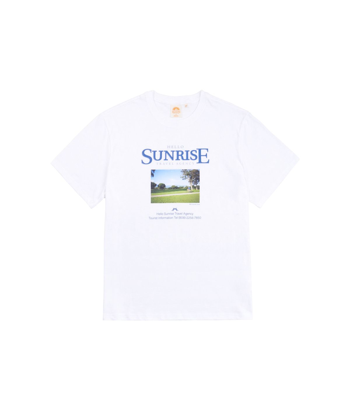 헬로 선라이즈(HELLO SUNRISE) HS Travel Photo Tee_White