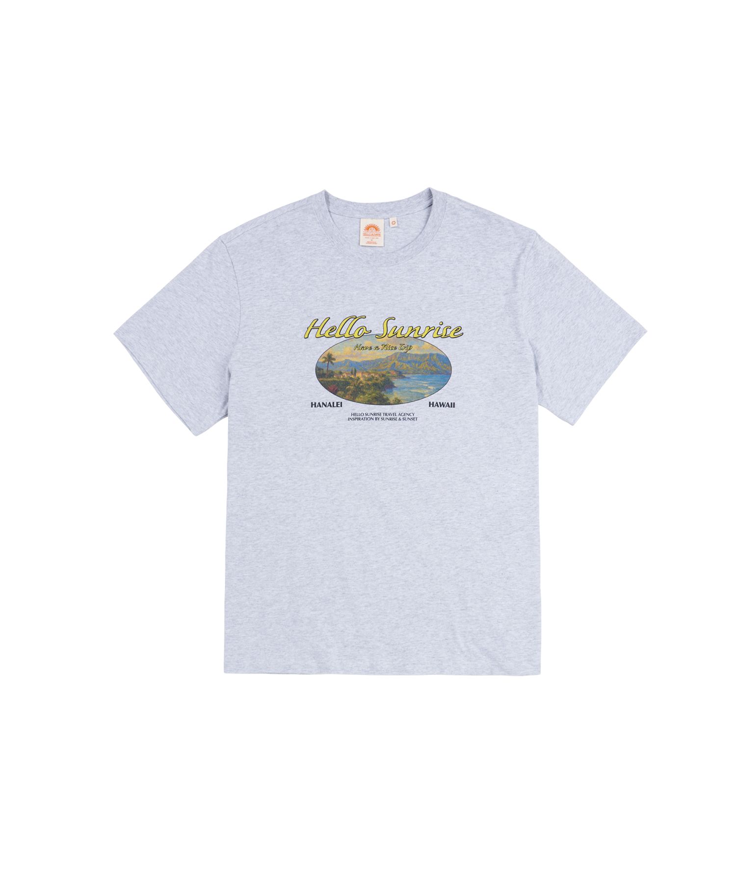 【HELLO SUNRISE】HS Hanalei Bay Tee /追跡付 MUSINSA | HELLO SUNRISE HS Hanalei Bay Tee_3% Melange Gray