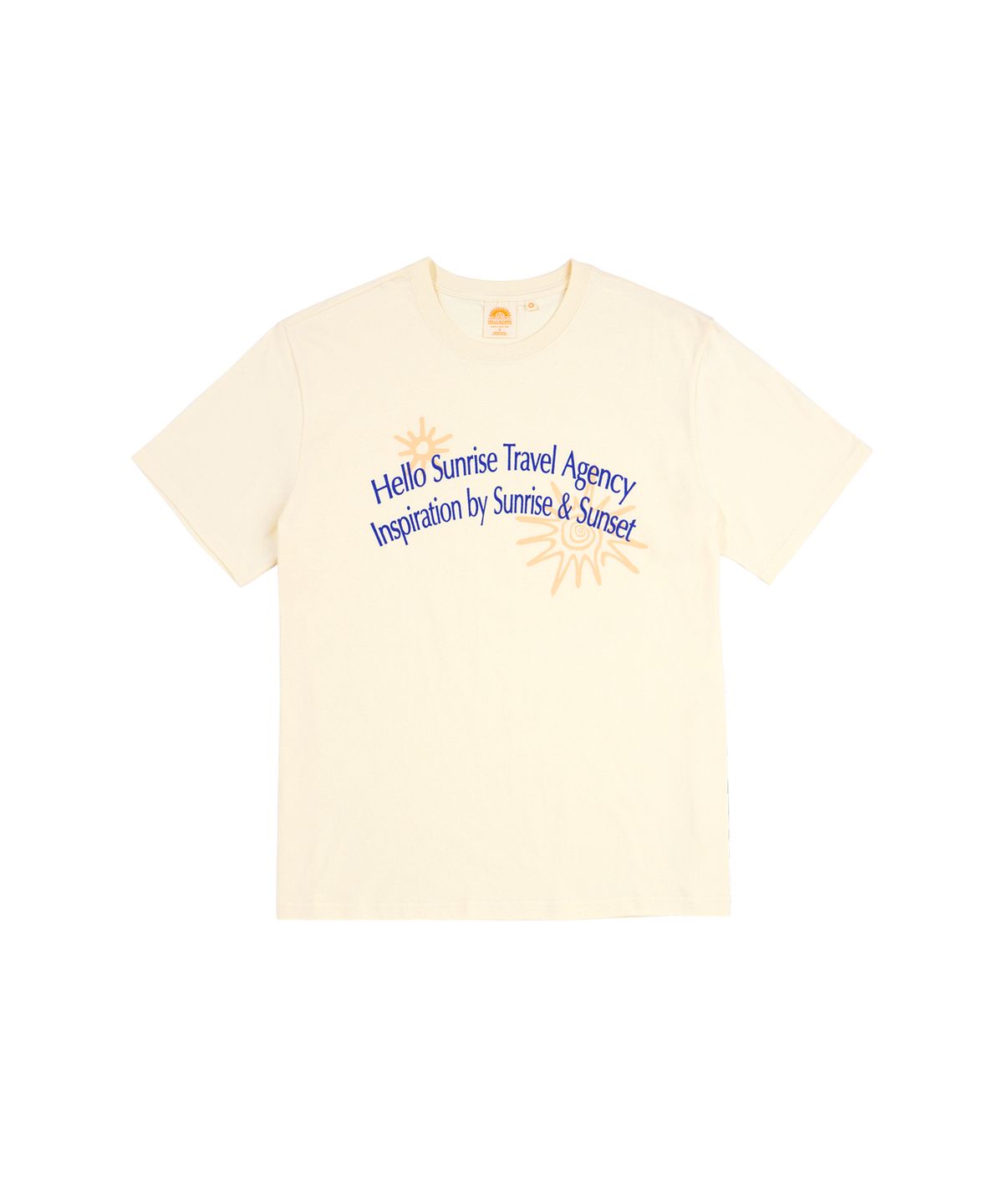 헬로 선라이즈(HELLO SUNRISE) HS Travel Agency Arch Logo Tee_Cream