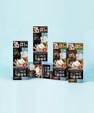 올뉴 쉽고 빠른 거품 염색 80g 2입