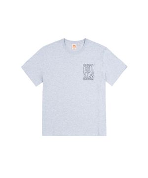 HS Winding Typo Tee _3% Melange Gray