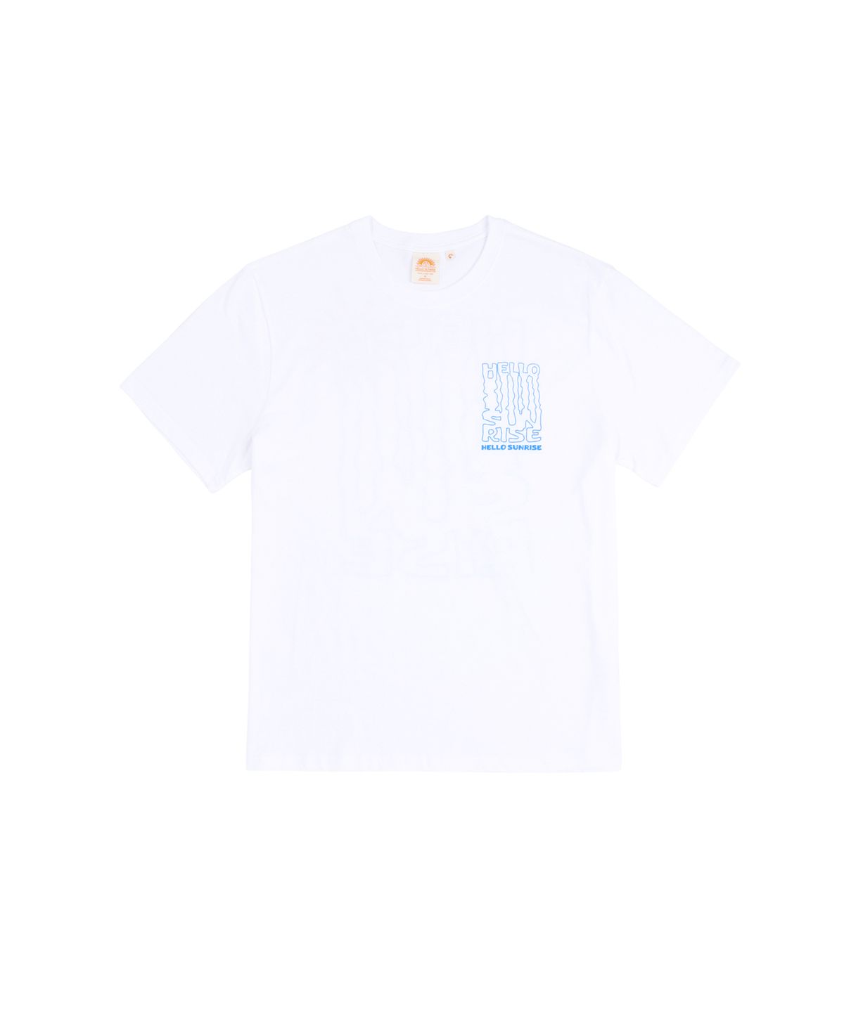 헬로 선라이즈(HELLO SUNRISE) HS Winding Typo Tee_White