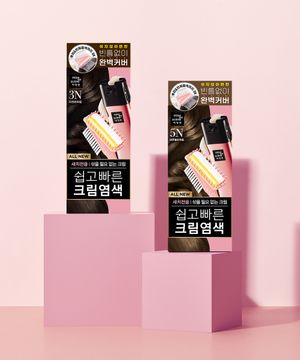 올뉴 쉽고 빠른 크림 염색 80g 2입