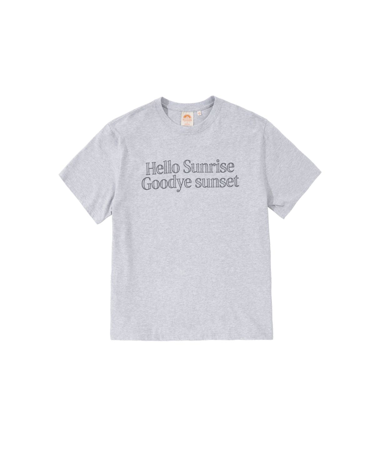 헬로 선라이즈(HELLO SUNRISE) Hello Sunrise Find My B Tee_3% Melange Gray