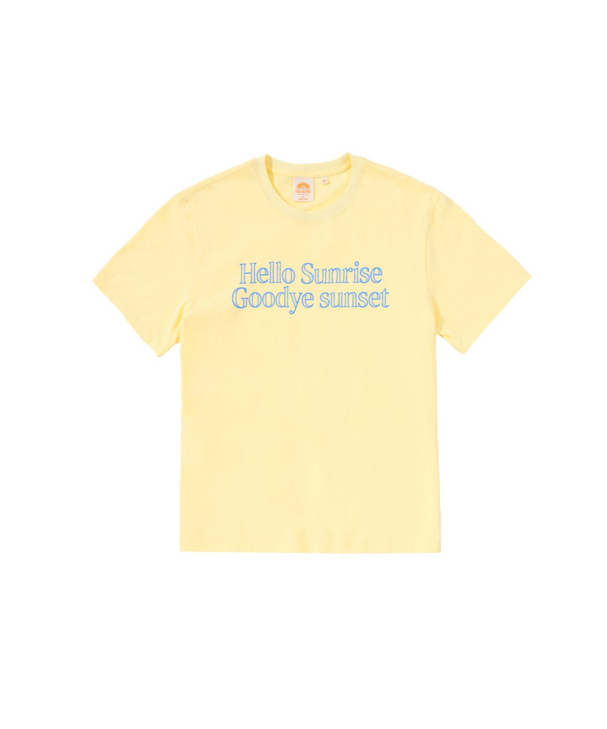 헬로 선라이즈(HELLO SUNRISE) Hello Sunrise Find My B Tee_Light Yellow