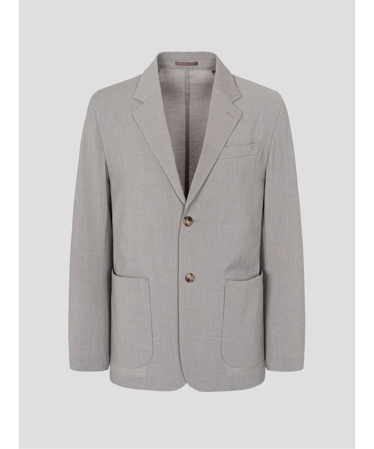 빈폴 멘(BEANPOLE MEN) 울 블렌드 시어서커 셋업 재킷  베이지