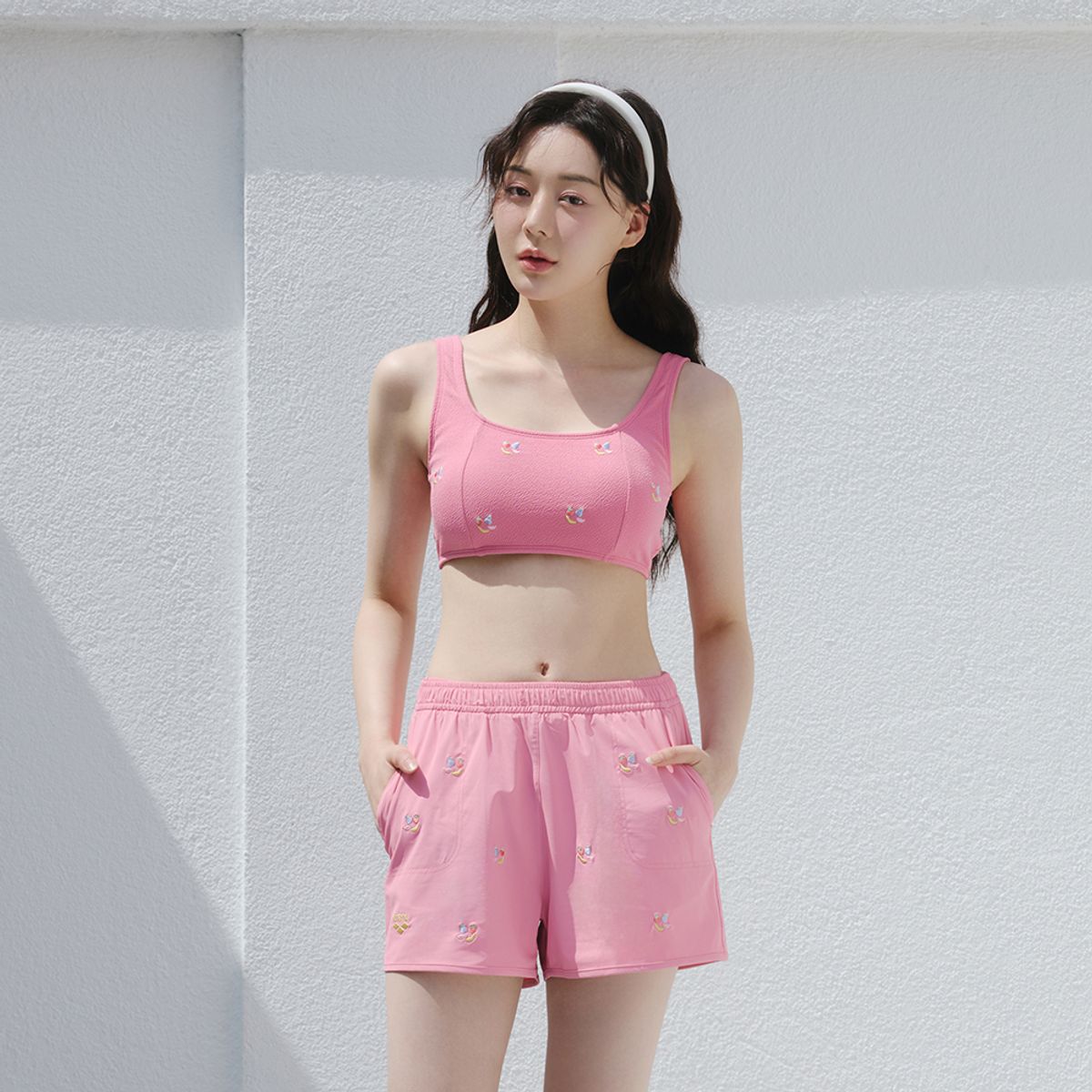 아레나(ARENA) 블라썸 비키니 세트A5BL1PS32PNK