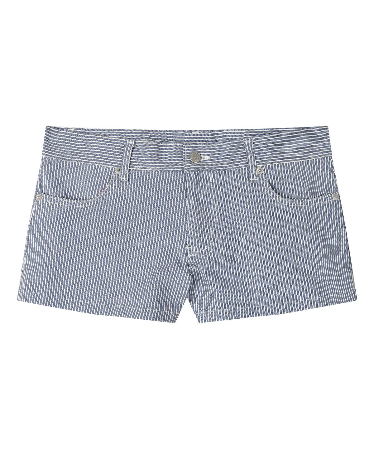 선데이후르츠마켓(SUNDAY FRUIT MARKET) W) THIN STRIPE SHORT NAVY