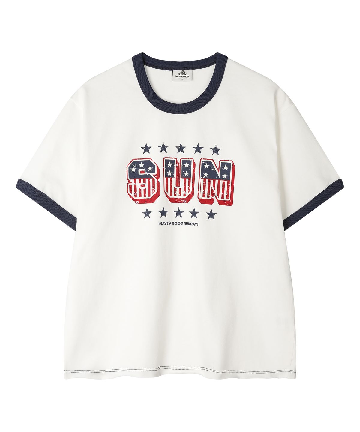 선데이후르츠마켓(SUNDAY FRUIT MARKET) SUN STAR TEE IVORY