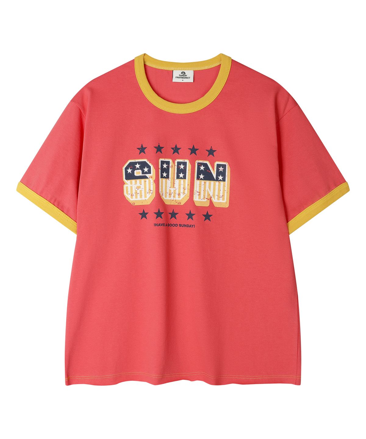 선데이후르츠마켓(SUNDAY FRUIT MARKET) SUN STAR TEE PINK