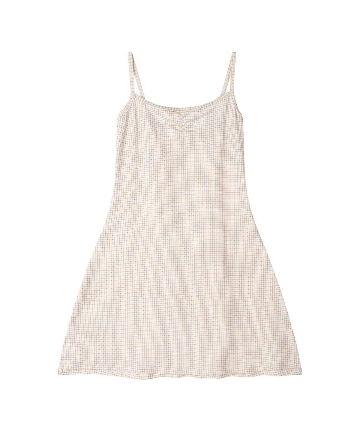 선데이후르츠마켓(SUNDAY FRUIT MARKET) W) CHECK SUN DRESS IVORY