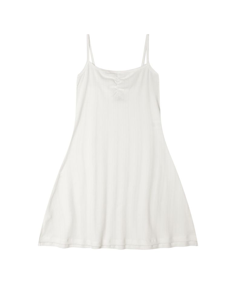 W) EYELET DRESS IVORY