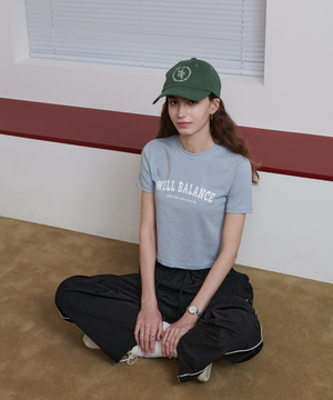 여성 크롭 티셔츠 웰밸런스 프리사이즈 소라