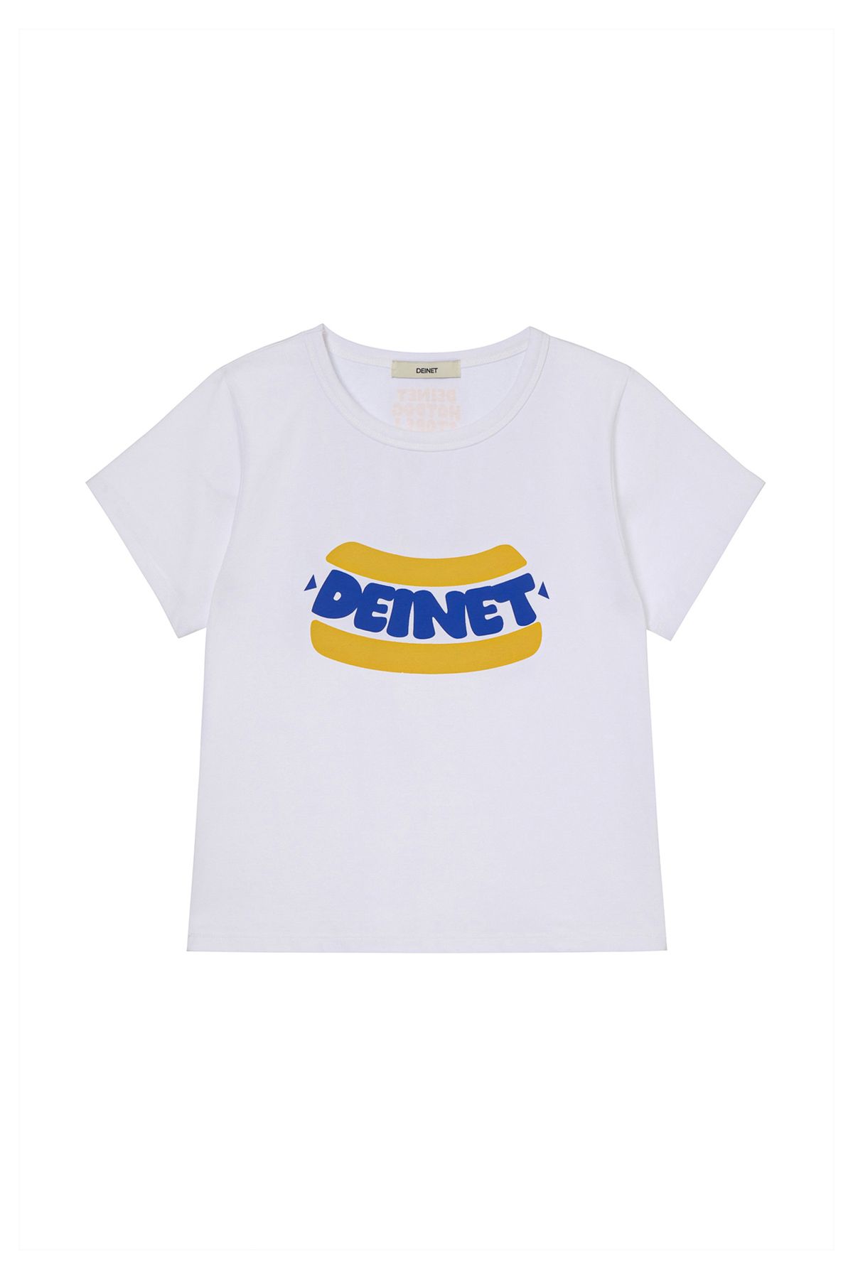 다이닛(DEINET) DEINET HOT DOG GRAPHICS T-SHIRTS IN WHITE
