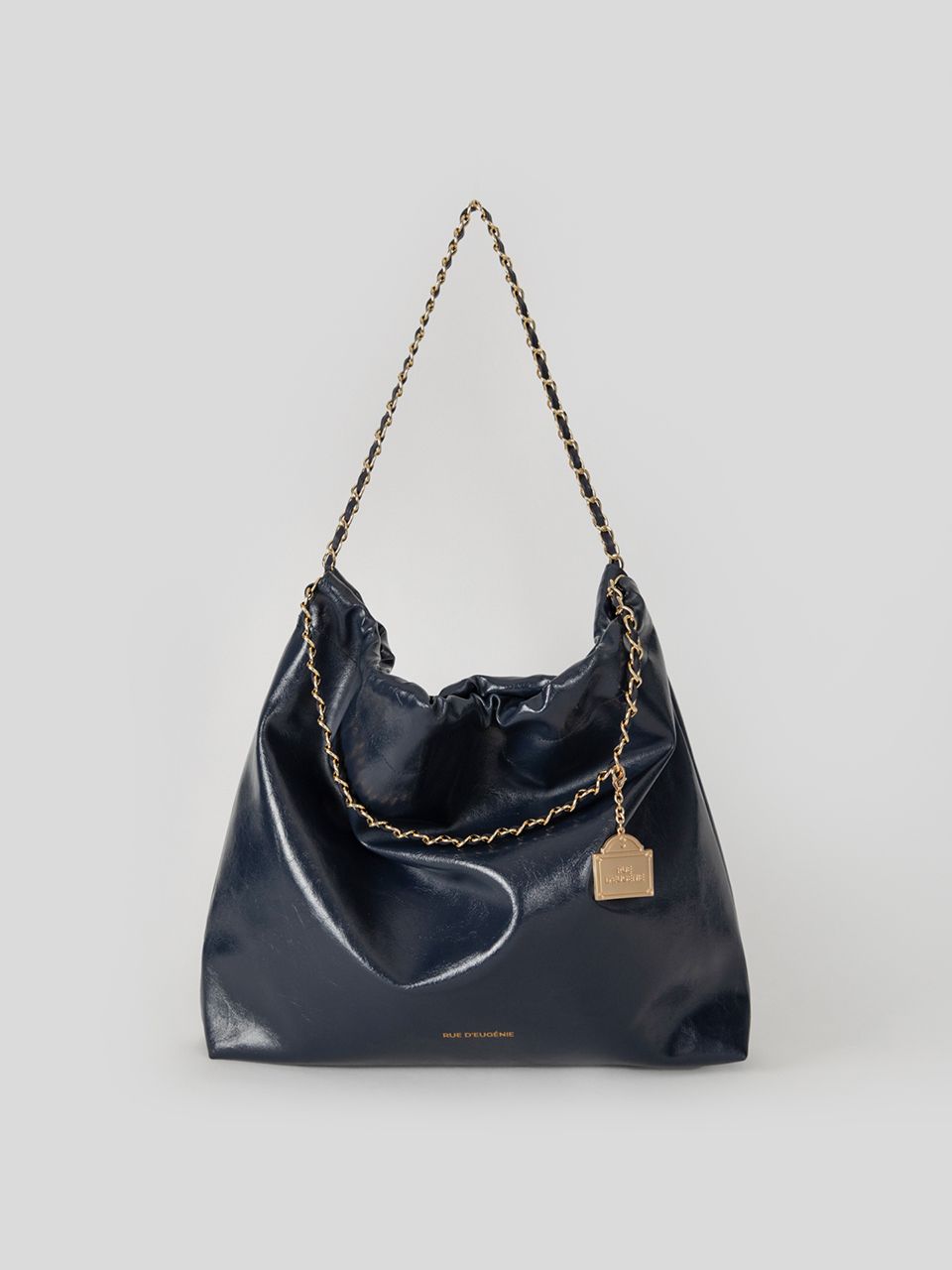 [RUE D’EUGENIE] Synthetic Leather Small Hobo Bag Synthetic Leather Small Hobo Bag - Pink – RUE D'EUGÉNIE