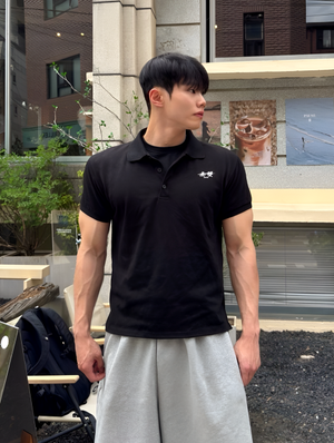 무쌍 No.6 머슬핏 카라티