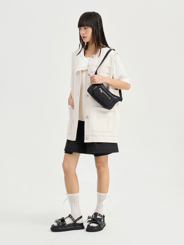 Out Pocket Vest (ivory) LFVAM25400IVX