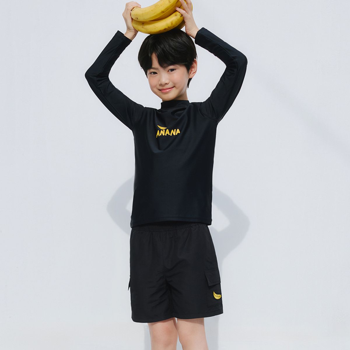 아레나 키즈(ARENA KIDS) 리틀 프룻 4부 팬츠 A5BB1BW01BLK
