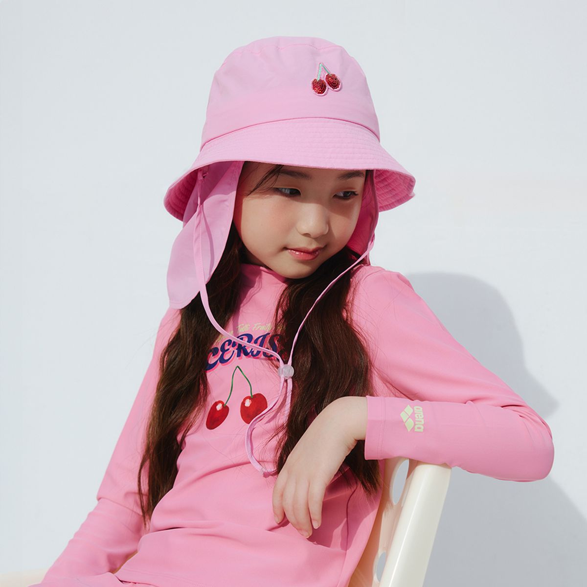 아레나 키즈(ARENA KIDS) 큐티프룻 아동 버킷햇 비치 모자 A5AC1BH05PNK