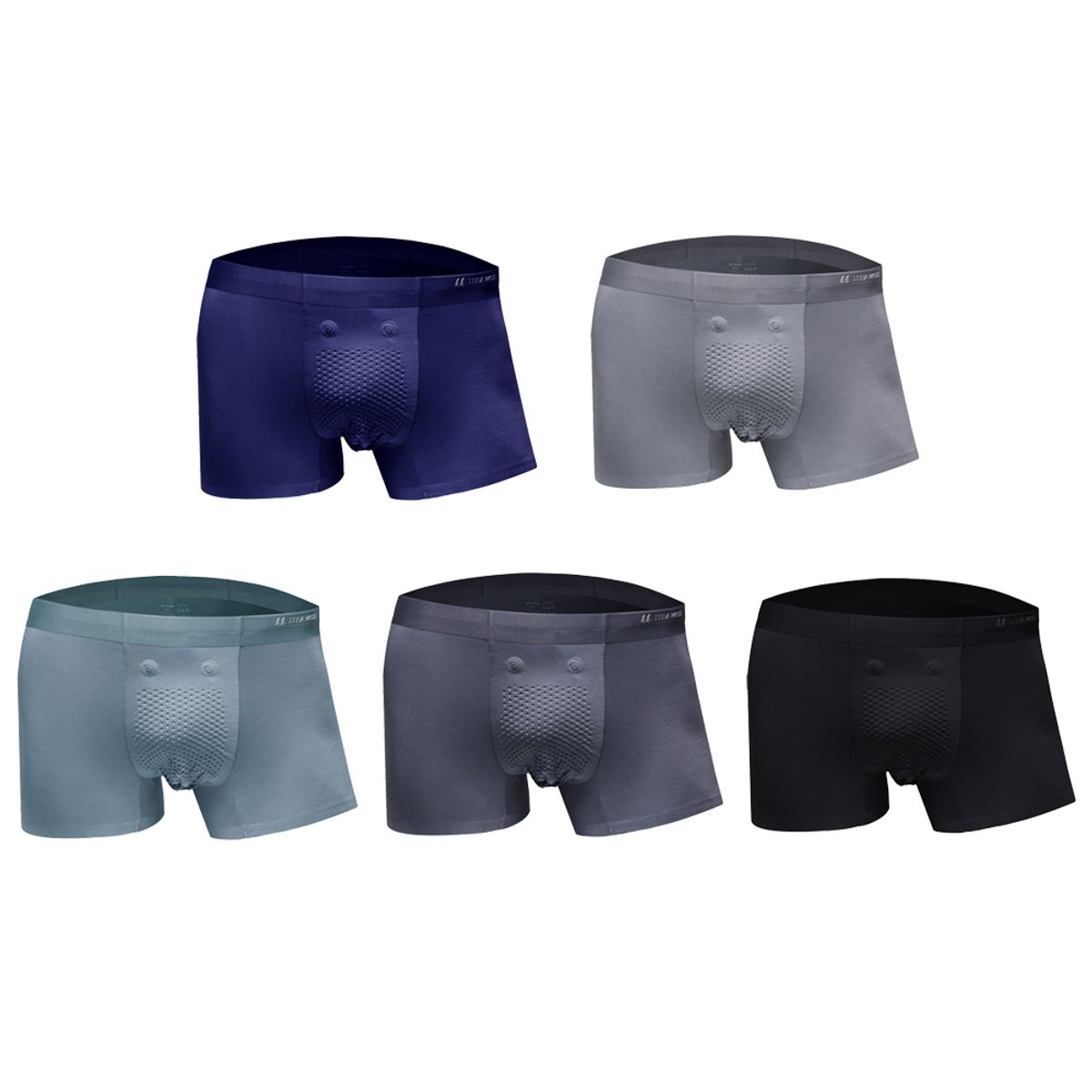 테라우드 홈웨어(TERAWOOD HOMEWEAR) 남성 퍼펙트 세우리오 무봉제 자석 드로즈 5매