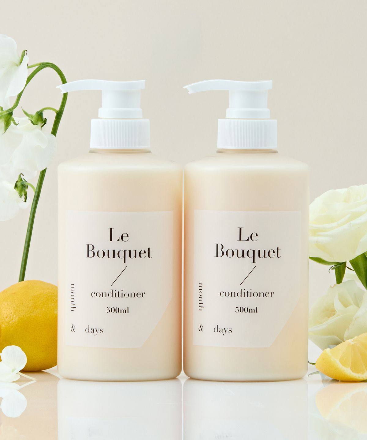 먼스앤데이즈(MONTHNDAYS) 퍼퓸케어 컨디셔너 르 부케 500ml x 2개