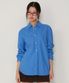 우먼즈 릴렉스드 옥스포드 셔츠 [삭스 블루]