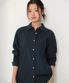 우먼즈 릴렉스드 옥스포드 셔츠 [네이비]