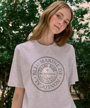 Marine Rope Relax-fit T-shirt - Light Grey