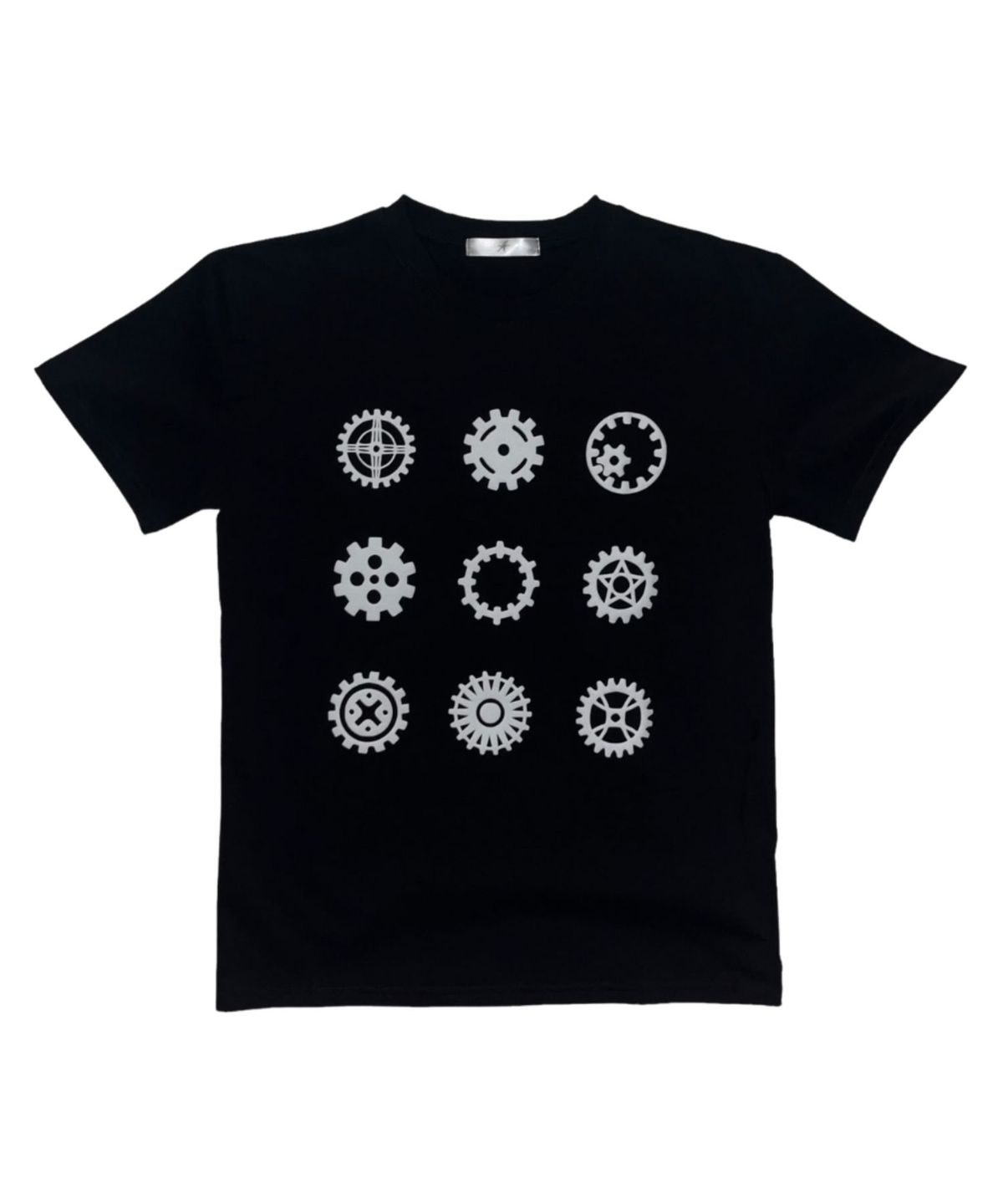 스모크어스타(SMOKEASTAR) NINE GEARS  T-SHIRTS(BLACK)