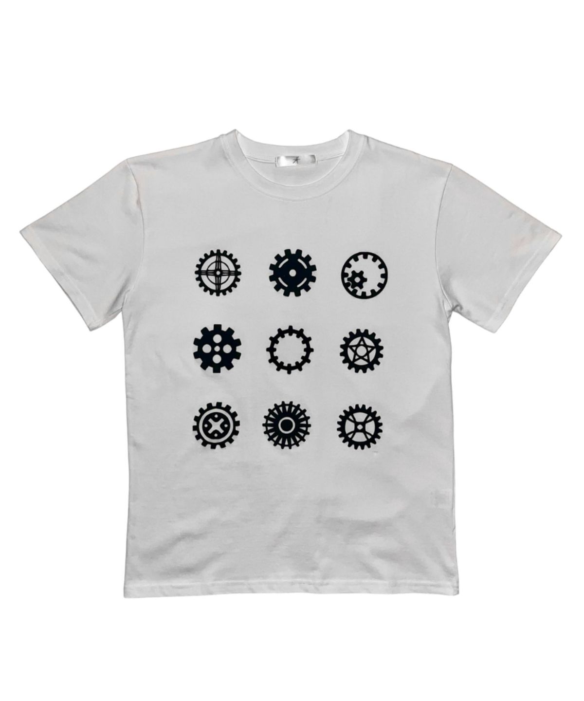 스모크어스타(SMOKEASTAR) NINE GEARS  T-SHIRTS(WHITE)