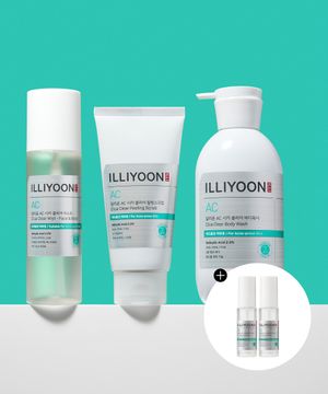 시카 아크네 클리어 3종 SET (스크럽 200g+워시 400ml+미스트 200ml)