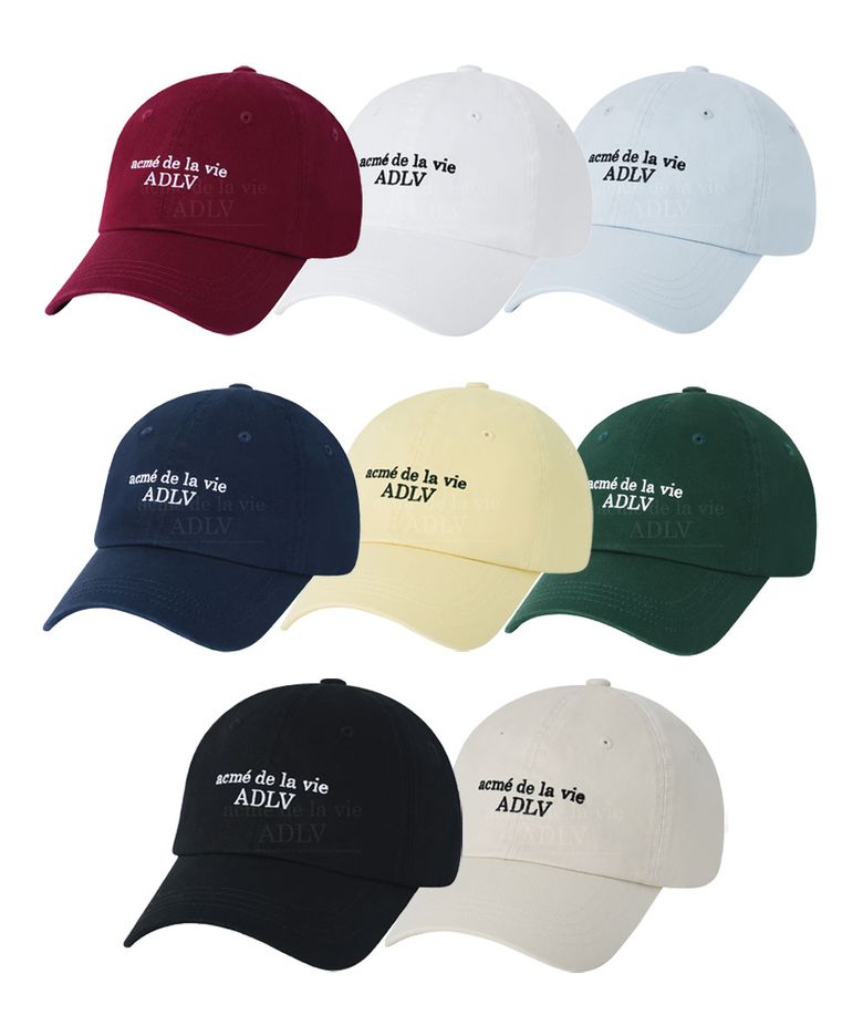 아크메드라비 BASIC SMALL LOGO BALL CAP R